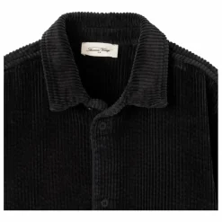 Chemise Velours Côtelé Padow Coton Bio | Noir