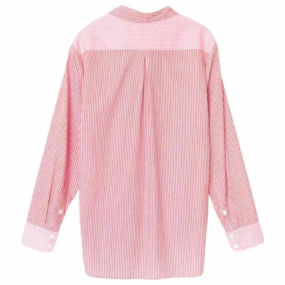 Chemise Violette Rayée x Léa Meylan | Rose