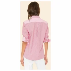 Chemise Violette Rayée x Léa Meylan | Rose