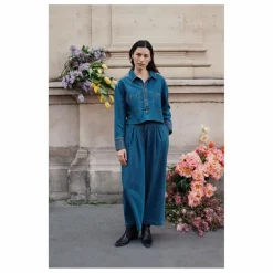 Chemise Ylayana Denim - Collection Femme | Bleu