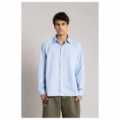 Chemise Zola Rayée | Bleu Clair
