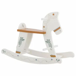 Cheval à bascule Ruddy | Blanc