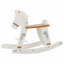 Cheval à bascule Ruddy | Blanc