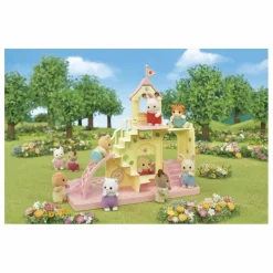 Château des bébés et bébé lapin