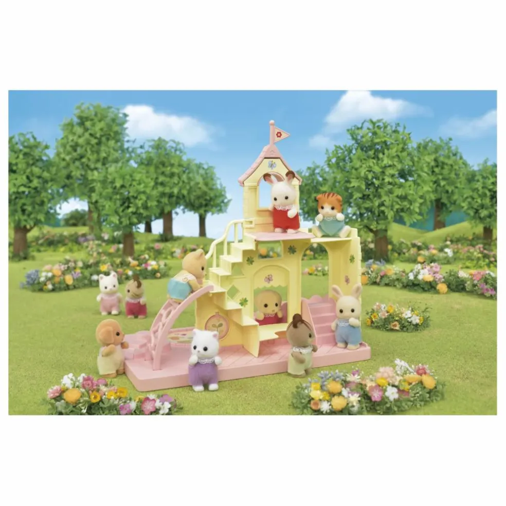 Château des bébés et bébé lapin