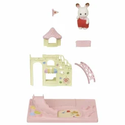 Château des bébés et bébé lapin