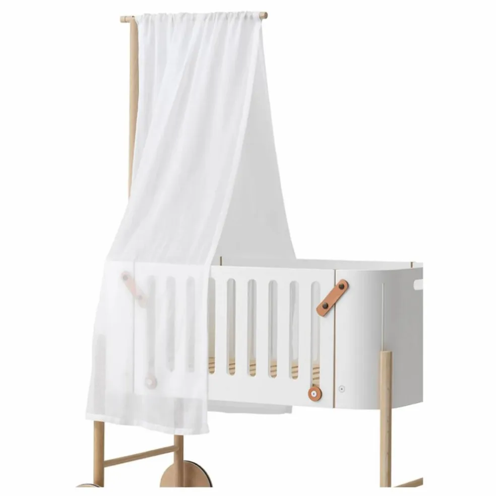 Ciel de lit pour cododo Wood | Blanc