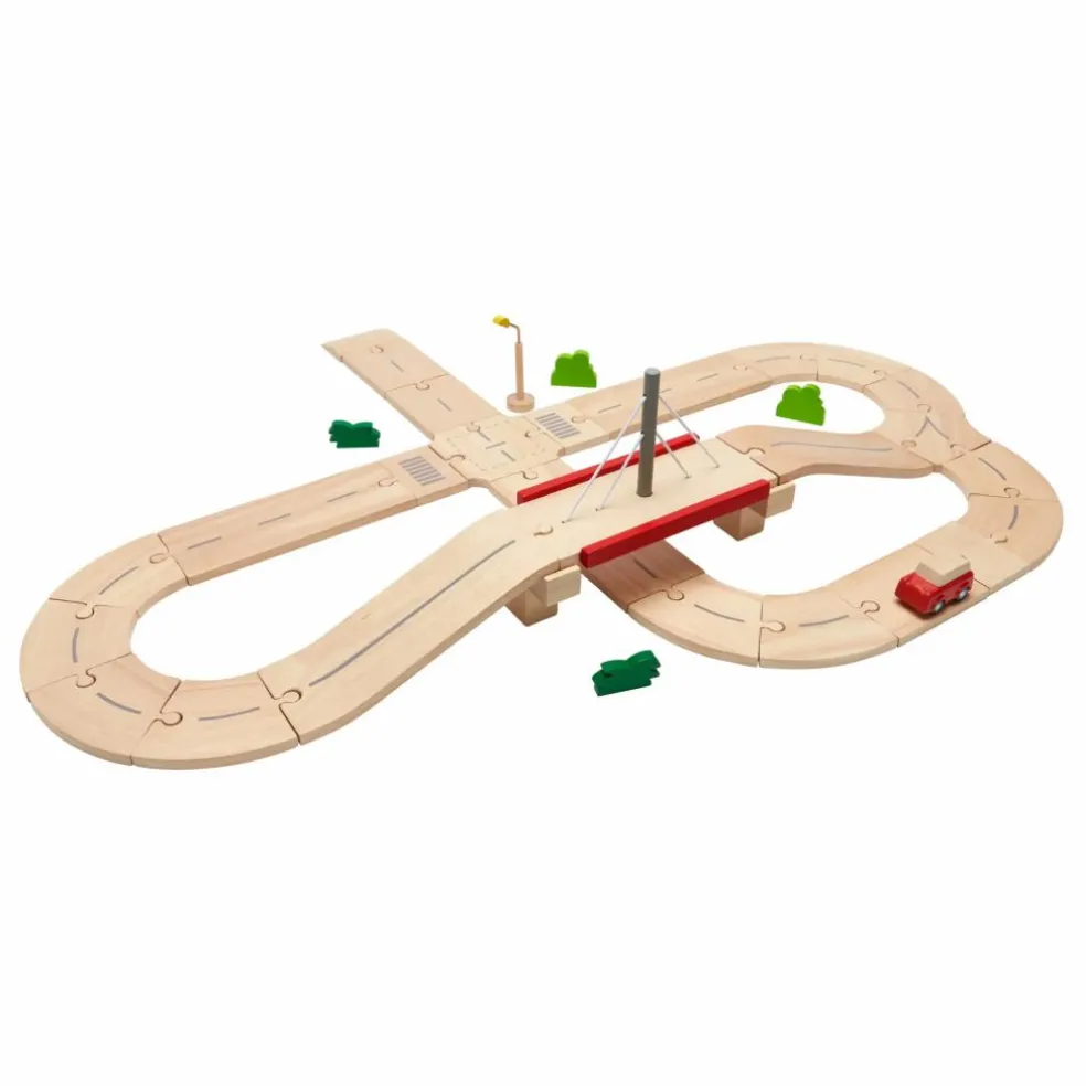 Circuit automobile et ses accessoires en bois