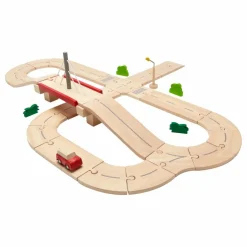 Circuit automobile et ses accessoires en bois