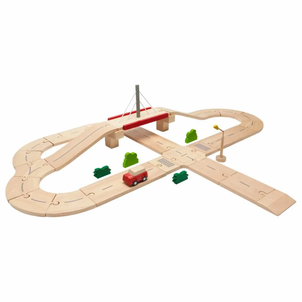Circuit automobile et ses accessoires en bois