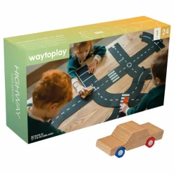 Circuit Highway avec 1 voiture - 24 pièces