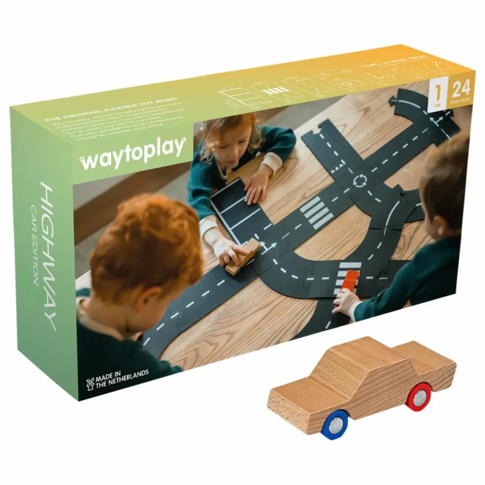 Circuit Highway avec 1 voiture - 24 pièces