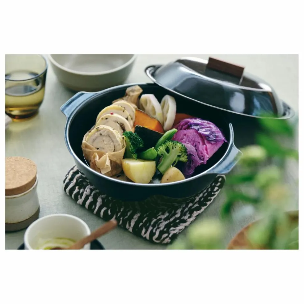 Cocotte en émail Kakomi | Charbon
