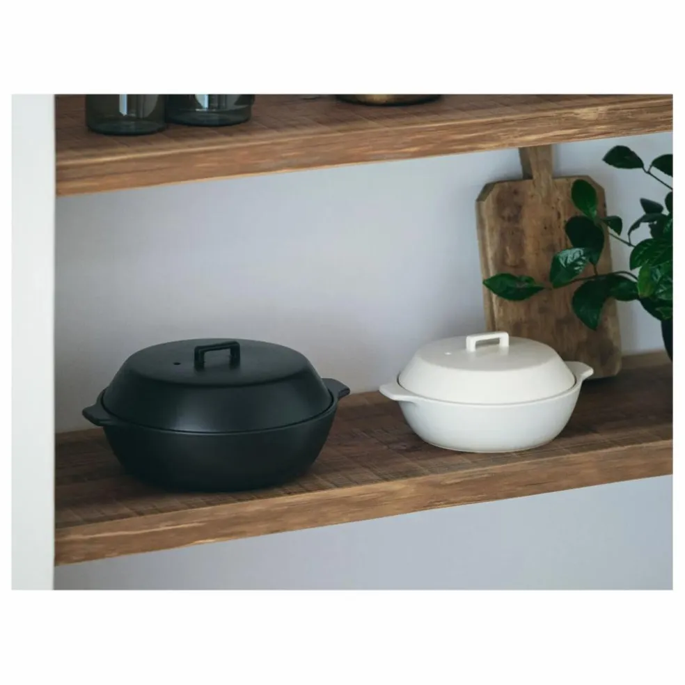 Cocotte en émail Kakomi | Ivoire