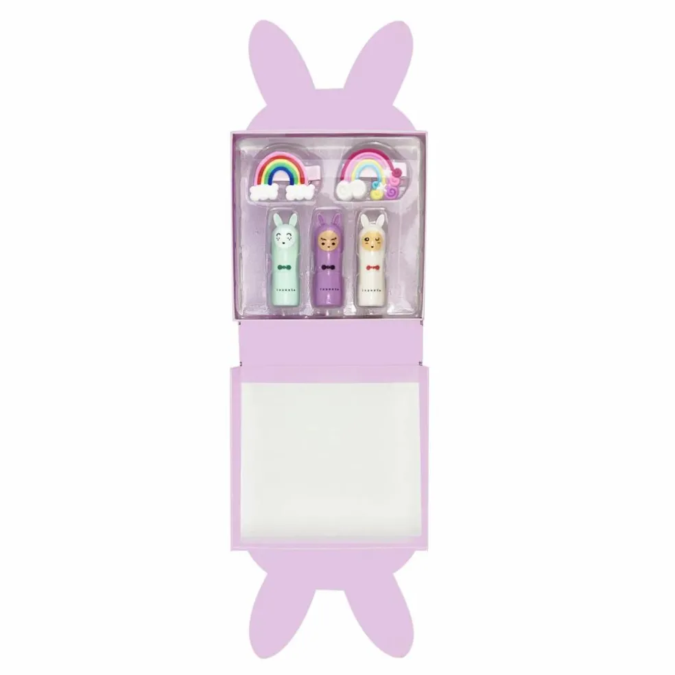 Coffre Paper Bunny - Baumes à lèvres et barettes
