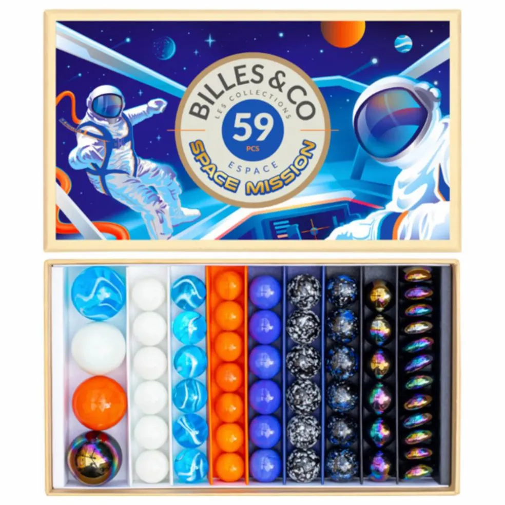 Coffret 59 billes Space Mission