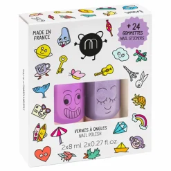 Coffret 2 vernis kids Wow -Marshi et Piglou
