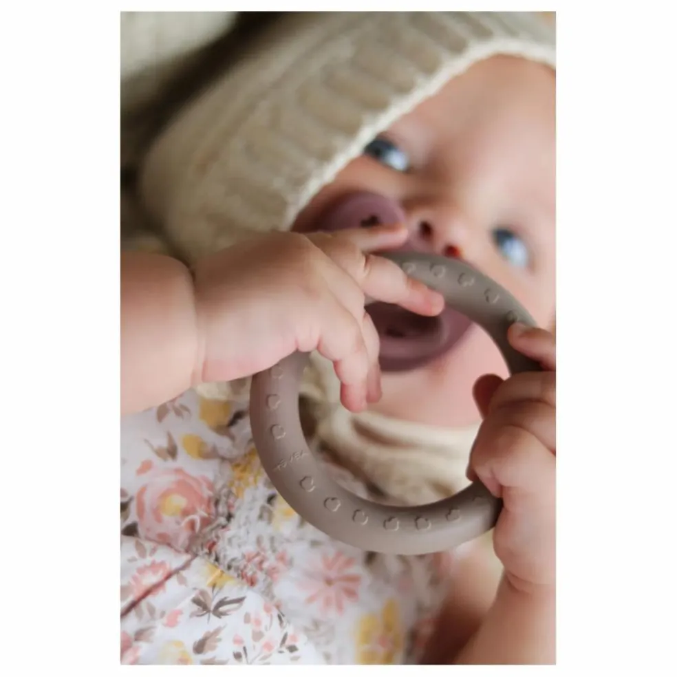Coffret apaisant - Set de 2 jouets de dentition | Beige