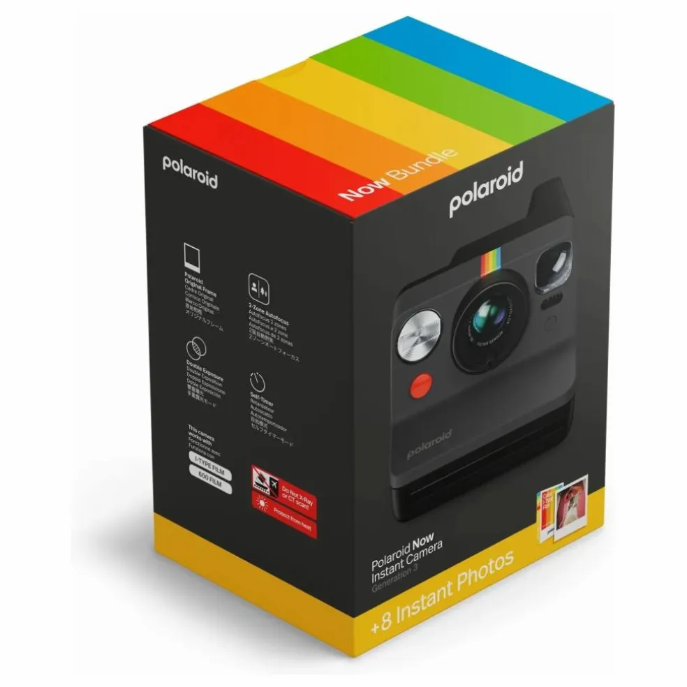 Coffret appareil photo Polaroid Now Gen 3 | Noir