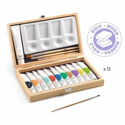 Coffret d'artiste - 12 gouaches