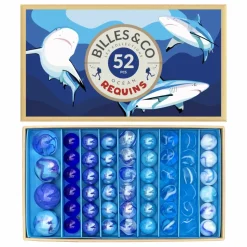 Coffret de 52 billes Requins