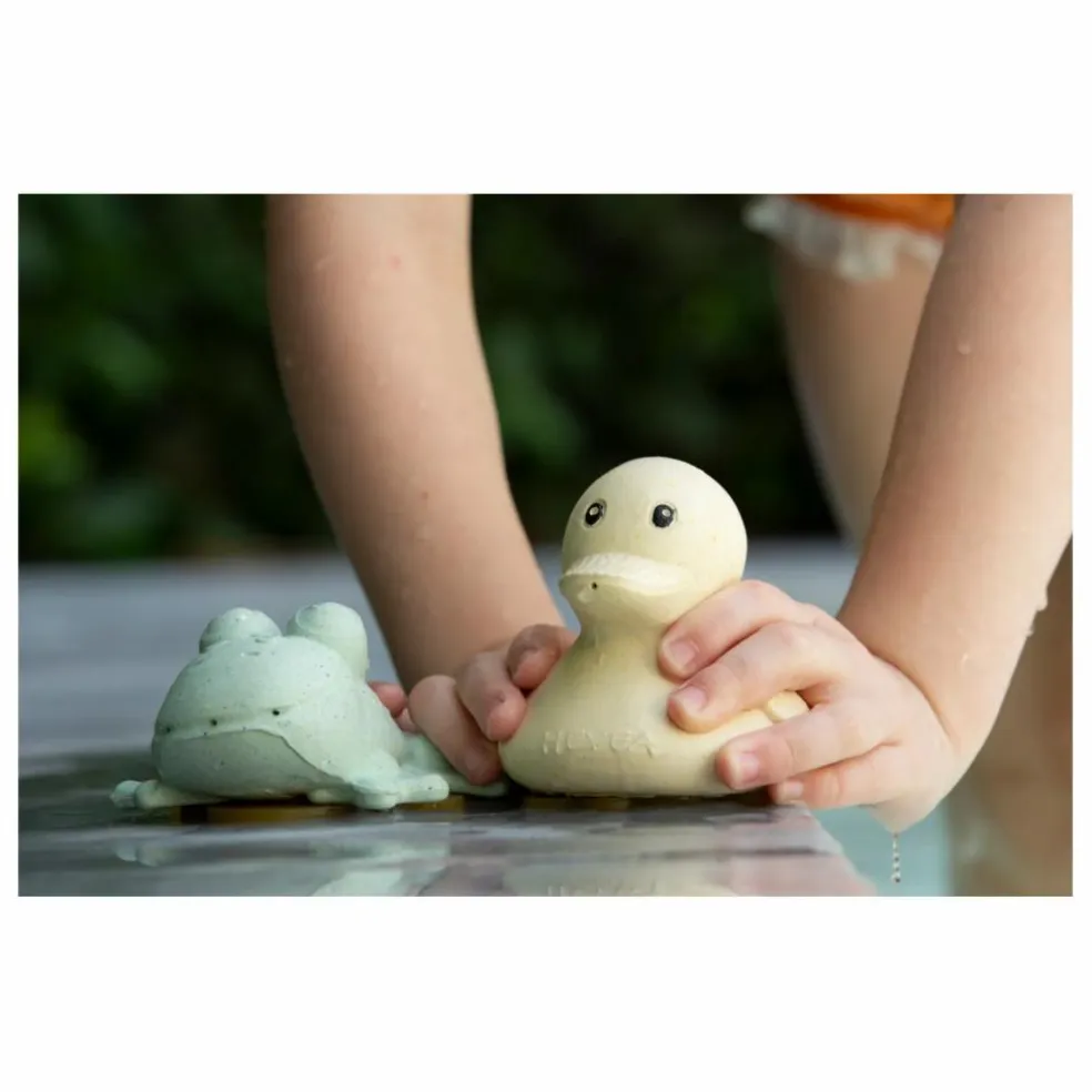 Coffret de jouets pour le bain upcyclés - Canard & Grenouille | Sauge