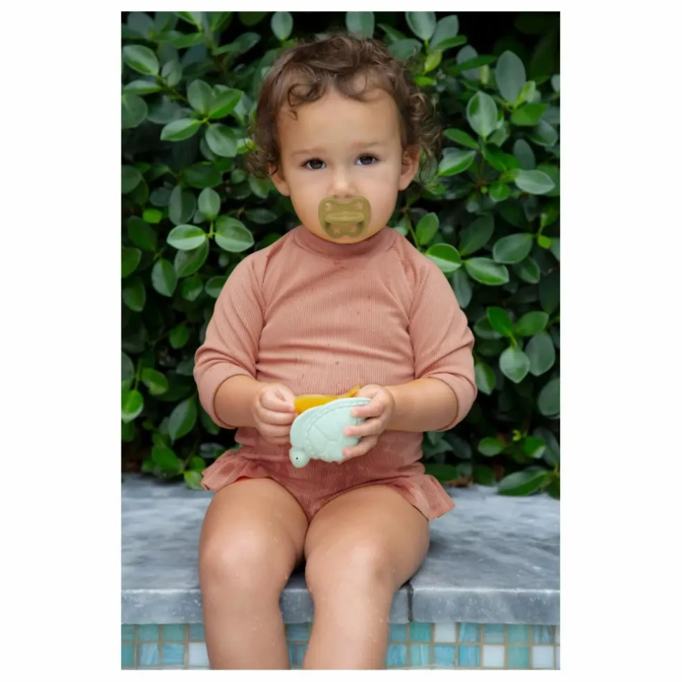 Coffret de jouets pour le bain upcyclés - Tortue & Baleine | Sauge