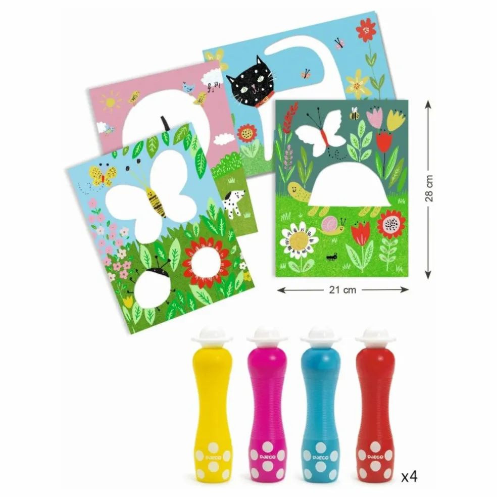 Coffret de peintures A petits points