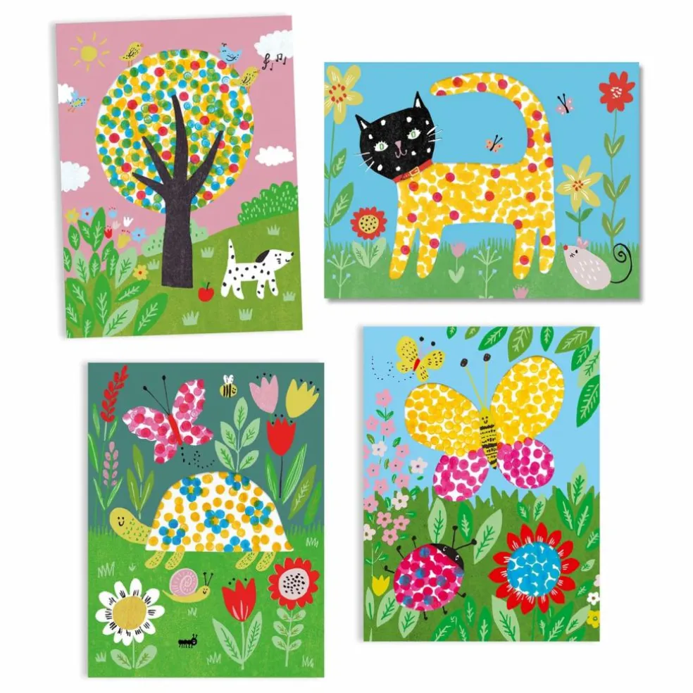 Coffret de peintures A petits points