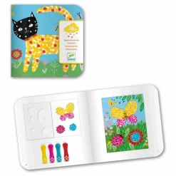 Coffret de peintures A petits points