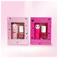 Coffret duo baume à lèvres et vernis à l'eau Fraise
