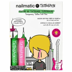 Coffret duo Tattoopen & Pochoir Réutilisable New York x JO LITTLE