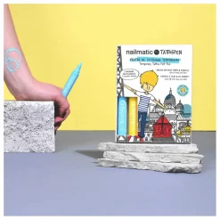 Coffret duo Tattoopen & Pochoir Réutilisable Paris x JO LITTLE
