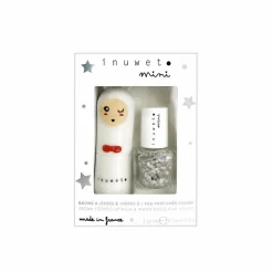 Coffret duo vernis et baume à lèvres | Blanc