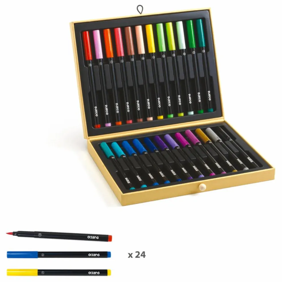 Coffret feutres pinceaux