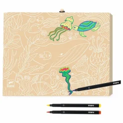 Coffret feutres pinceaux