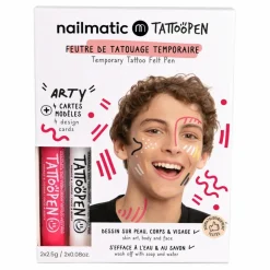 Coffret Kit duo feutre de tatouage Tattoopen Arty