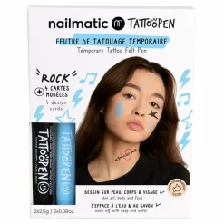 Coffret Kit duo feutre de tatouage Tattoopen Rock