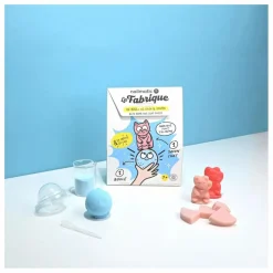 Coffret La Fabrique de savons et de bombes de bain - 1 savon et 1 bombe | Bleu