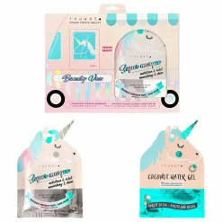 Coffret masques cheveux et visage Beauty Van licorne