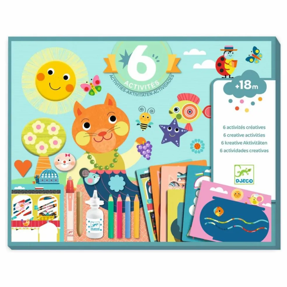 Coffret multi-activités Chat et ses amis