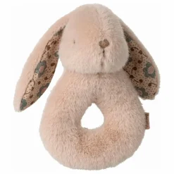 Coffret naissance - Hochet Lapin et lange | Rose poudré
