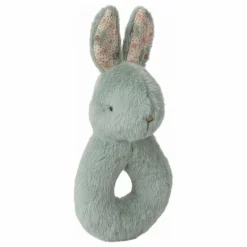 Coffret naissance - Hochet Lapin et lange | Vert Menthe