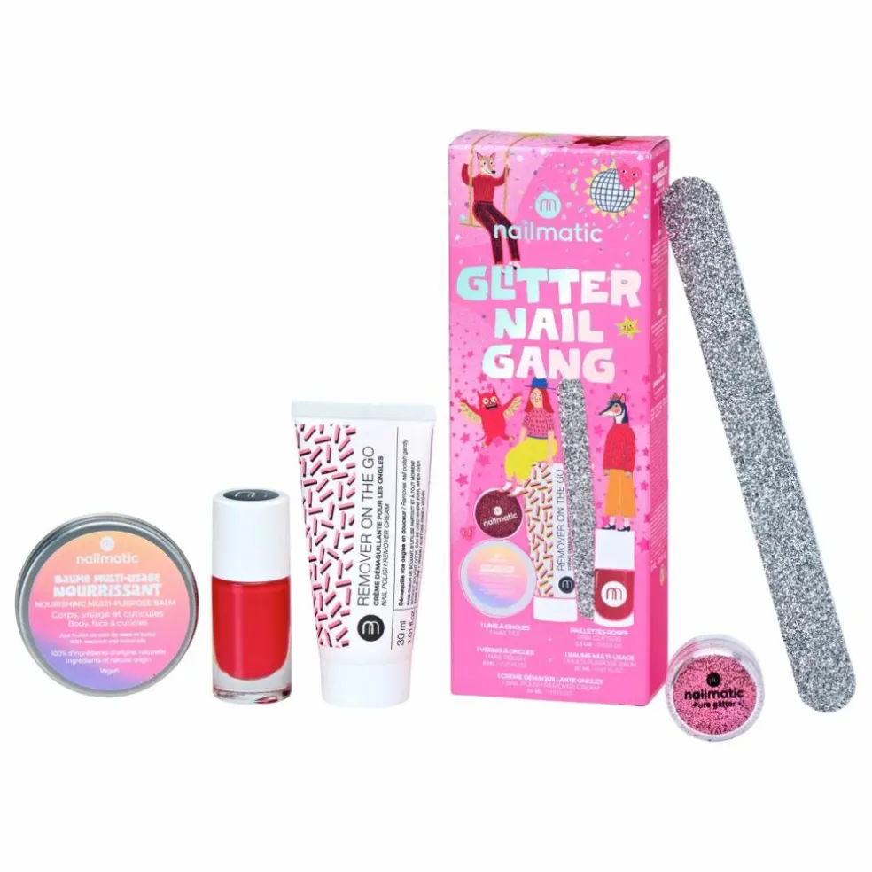 Coffret ongles Glitter Nail Gang