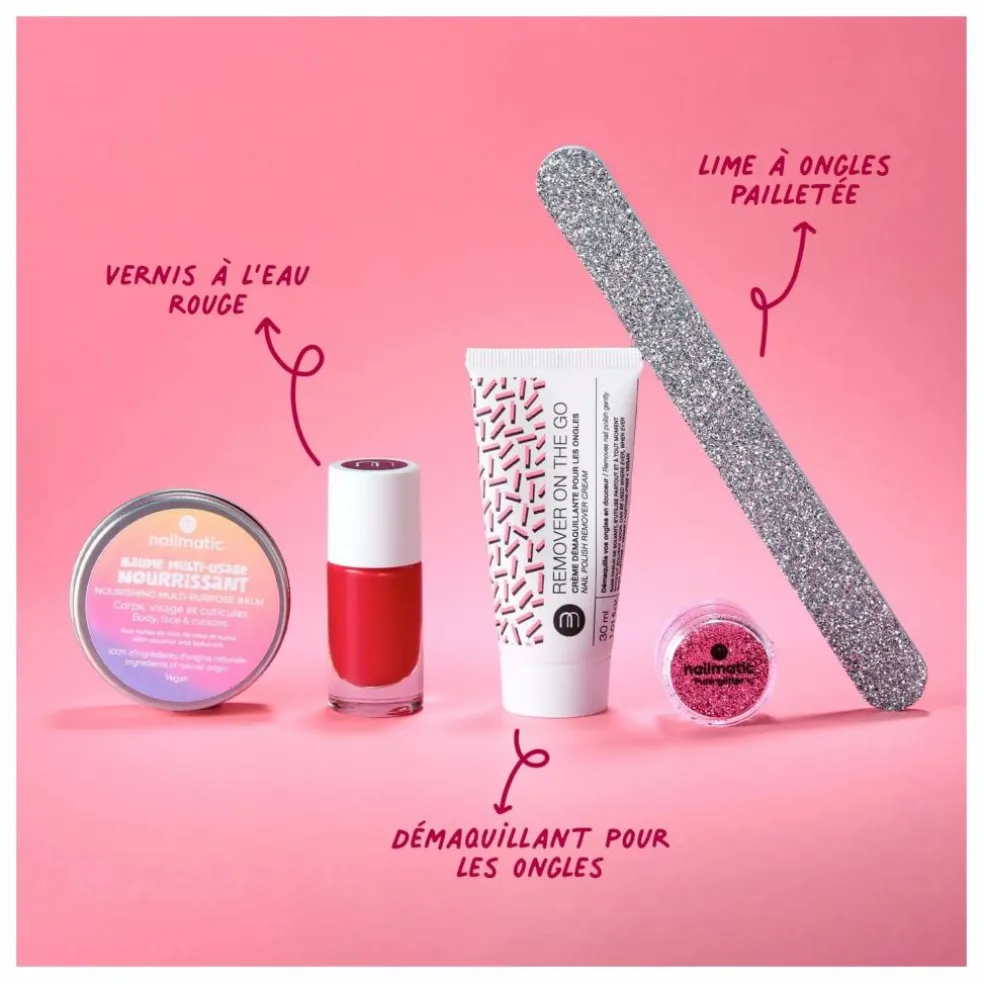 Coffret ongles Glitter Nail Gang