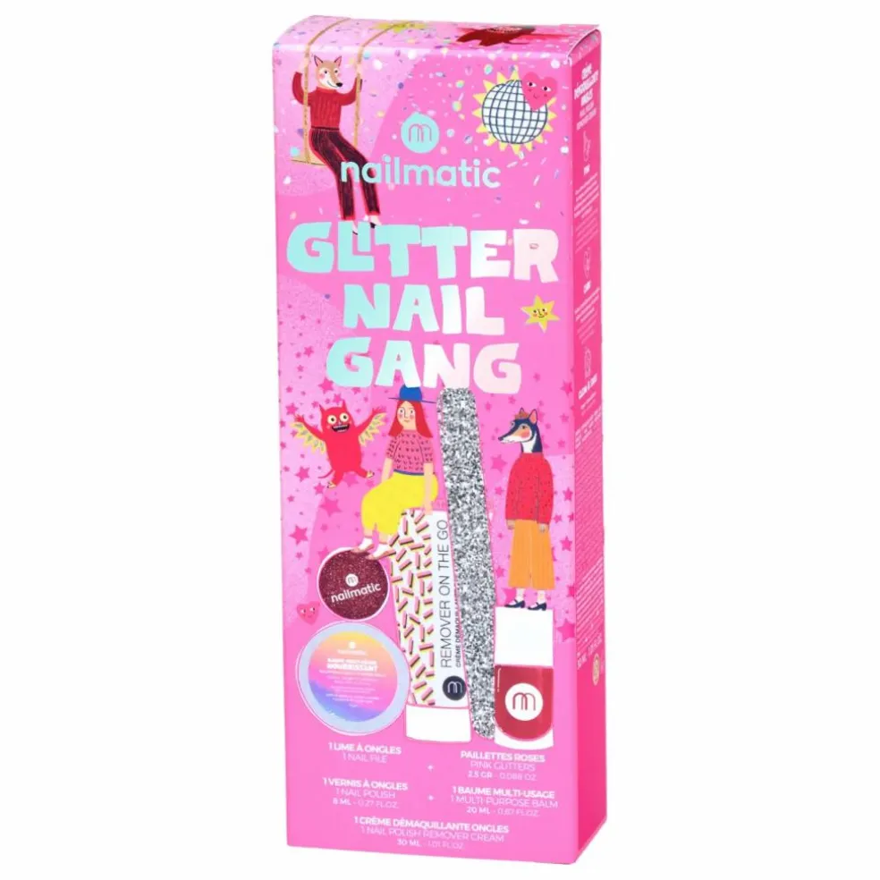 Coffret ongles Glitter Nail Gang