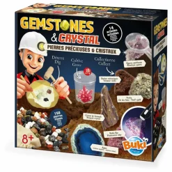 Coffret pierres précieuses et cristaux