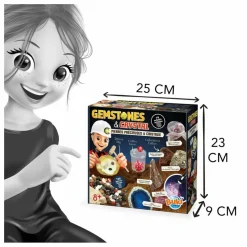 Coffret pierres précieuses et cristaux