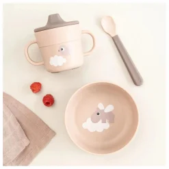 Coffret repas Happy Clouds | Rose pêche