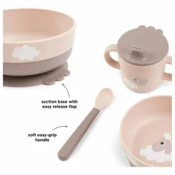 Coffret repas Happy Clouds | Rose pêche